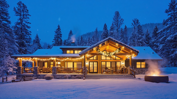 Poconos Airbnb Winter Exterior Photos Guests Trust During Holiday Search Surges