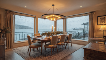 Cape May Airbnb Rainy-Day Dining Room Photos for Winter Weekend Searches
