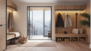 Poconos Airbnb Mudroom Styling for Snow-Season Listing Appeal