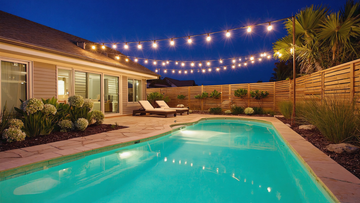 Long Beach Island Airbnb Night Pool Photos and August Click Quality