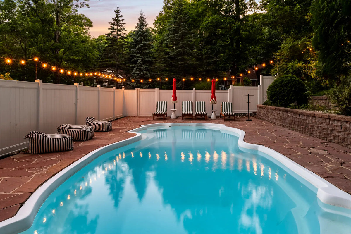 Airbnb Photography in East Stroudsburg, PA | Wooded Poolside Retreat