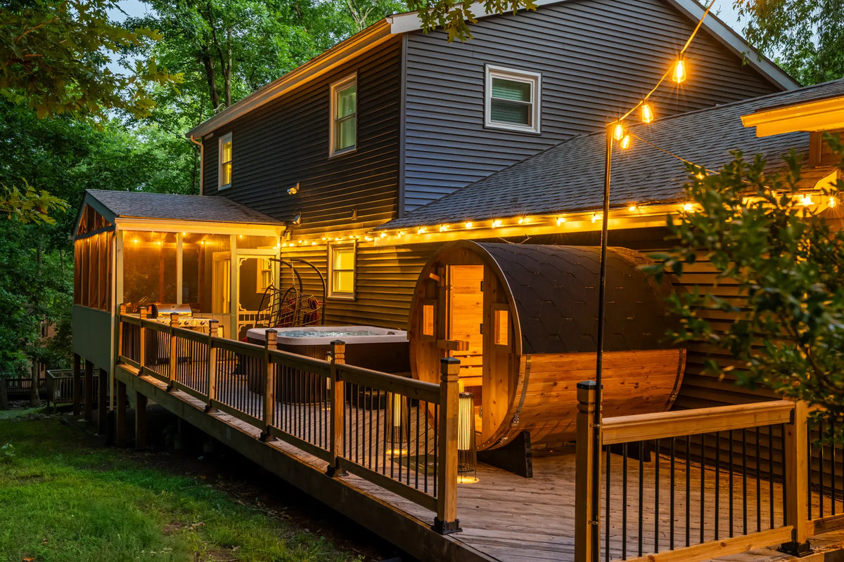 Airbnb Photography in East Stroudsburg, PA | Wooded Poolside Retreat