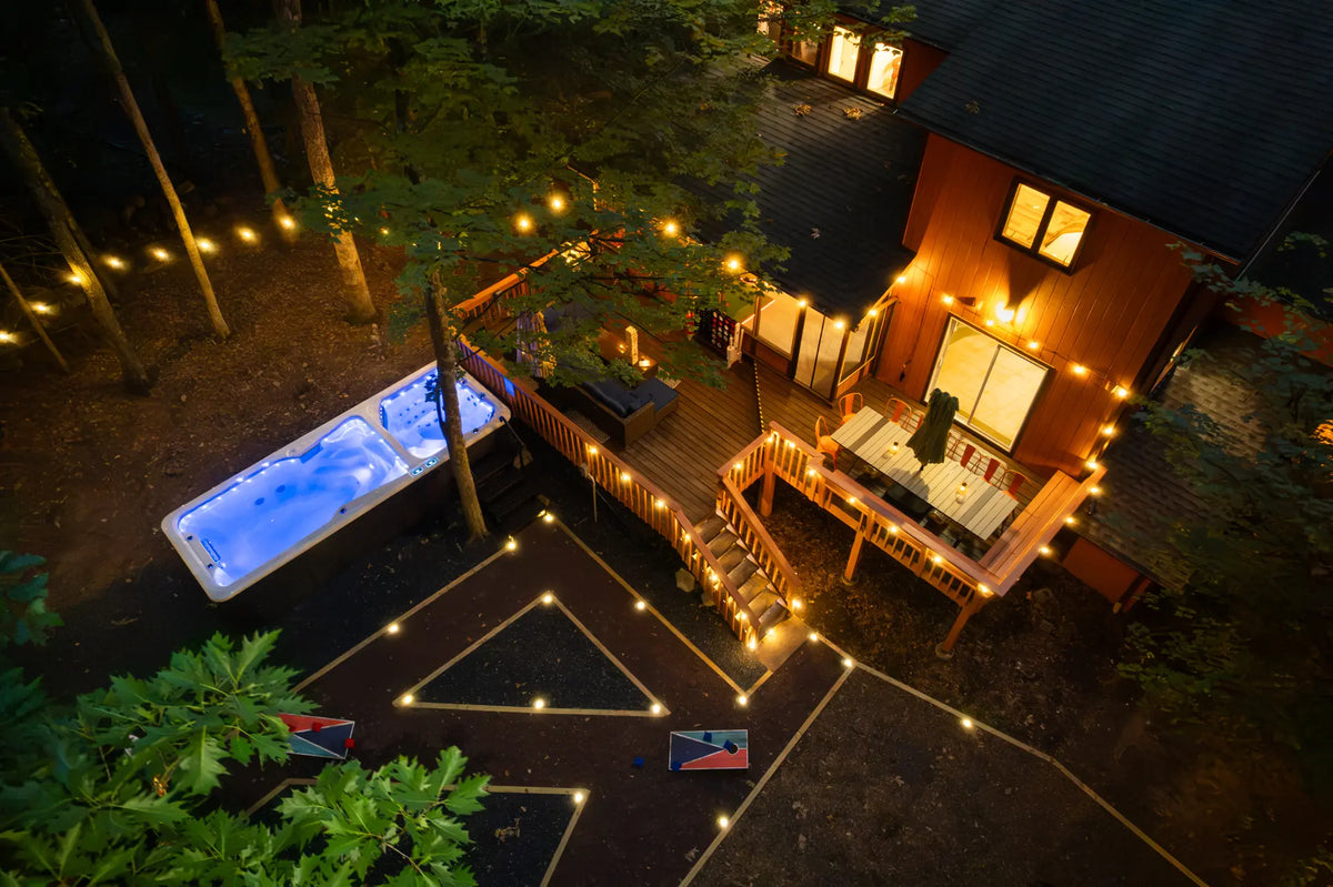 Airbnb Photography in East Stroudsburg, PA | Wooded Twilight Retreat