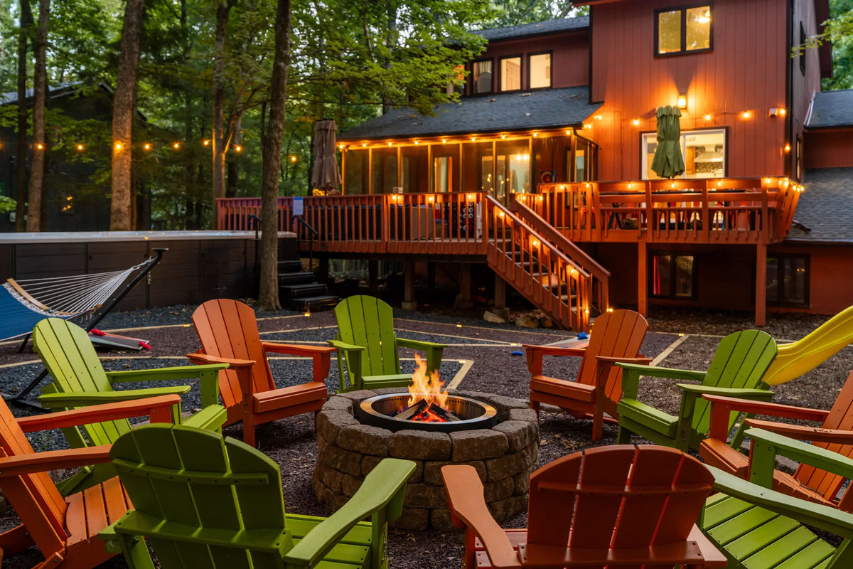 Airbnb Photography in East Stroudsburg, PA | Wooded Twilight Retreat