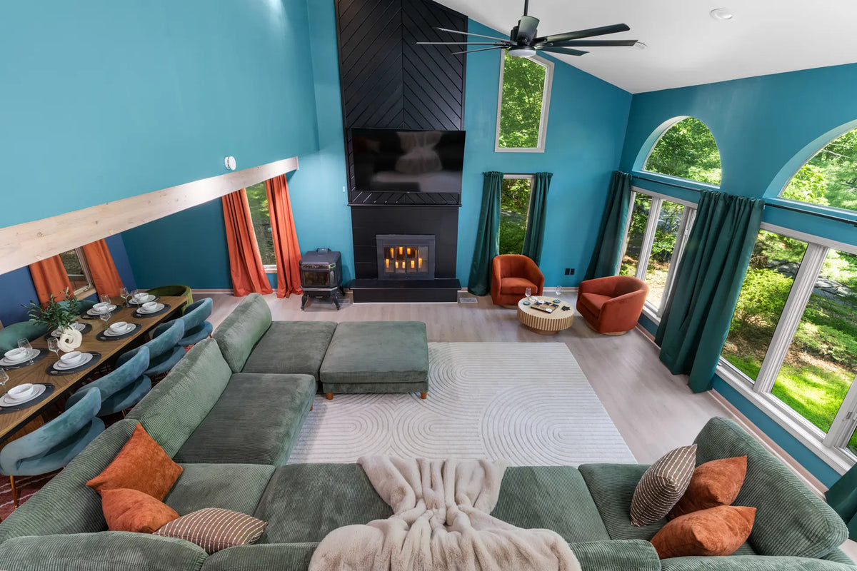 Airbnb Photography in East Stroudsburg, PA | Wooded Twilight Retreat