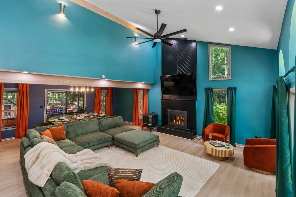 Airbnb Photography in East Stroudsburg, PA | Wooded Twilight Retreat
