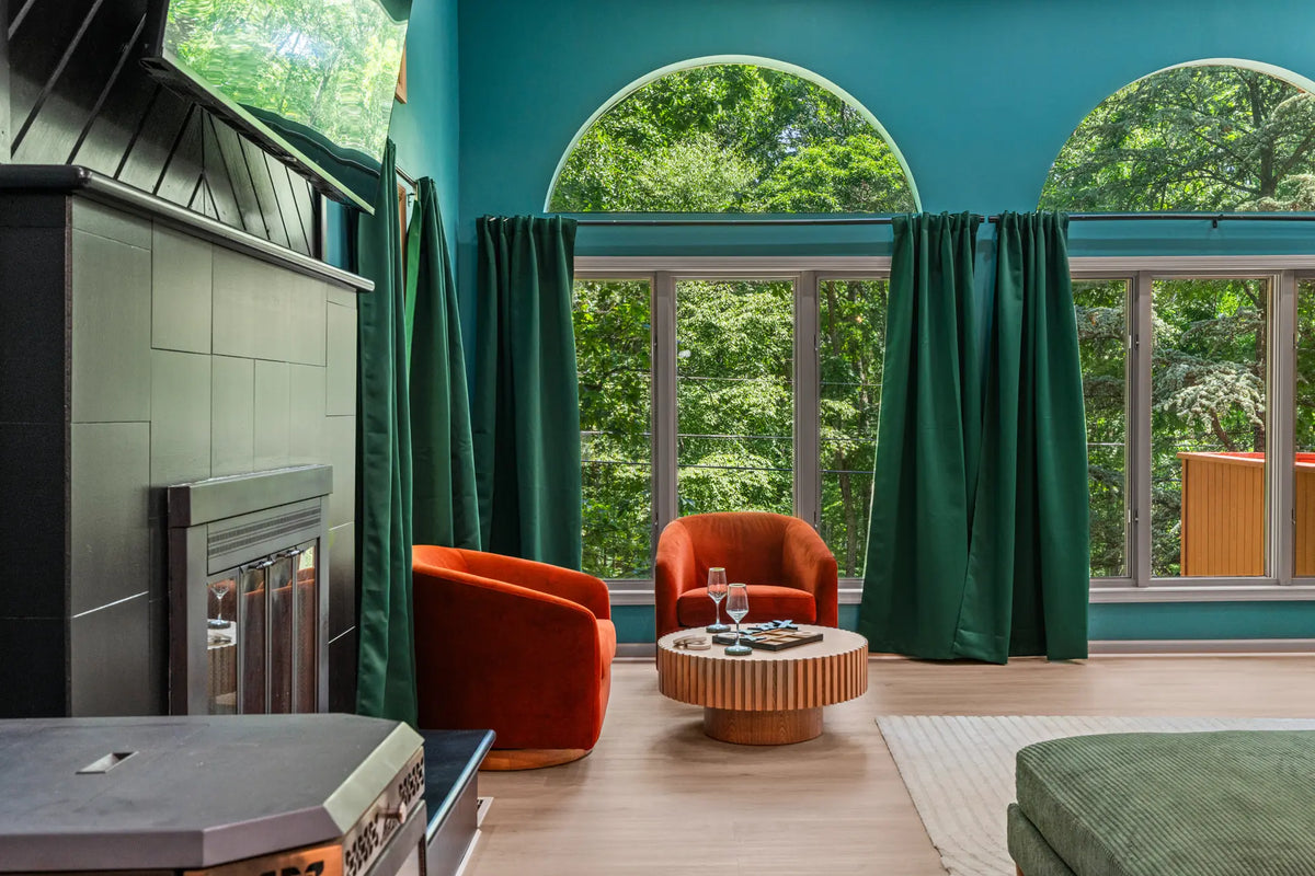 Airbnb Photography in East Stroudsburg, PA | Wooded Twilight Retreat