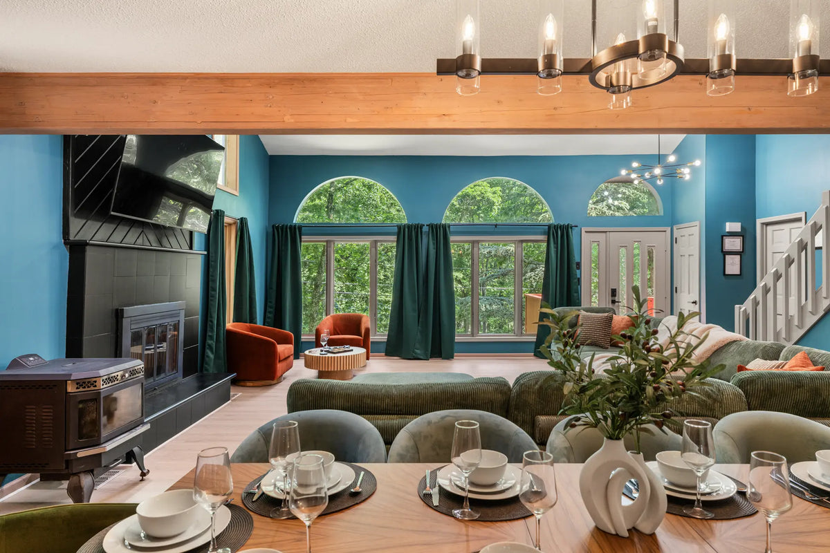 Airbnb Photography in East Stroudsburg, PA | Wooded Twilight Retreat
