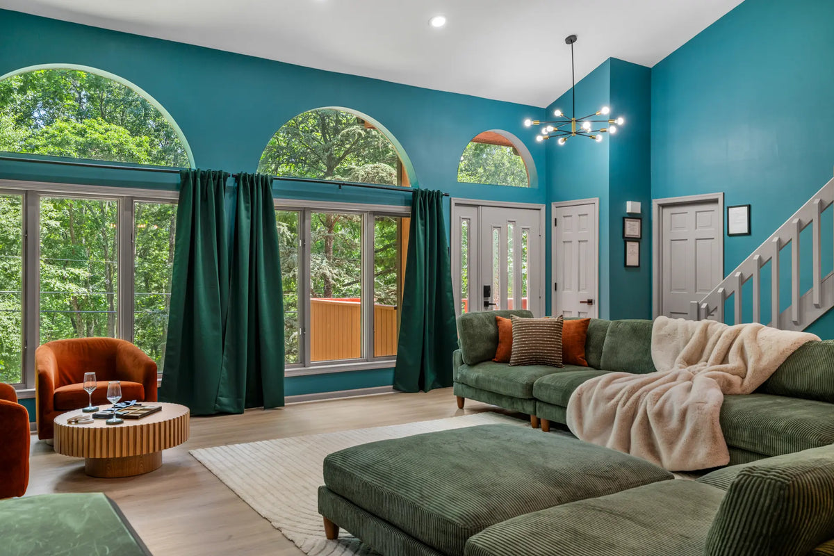 Airbnb Photography in East Stroudsburg, PA | Wooded Twilight Retreat