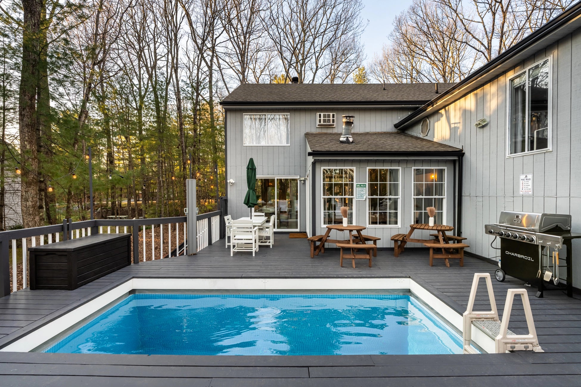 Golden Hour Airbnb Photography East Stroudsburg PA | Hyland Drive Lakehouse