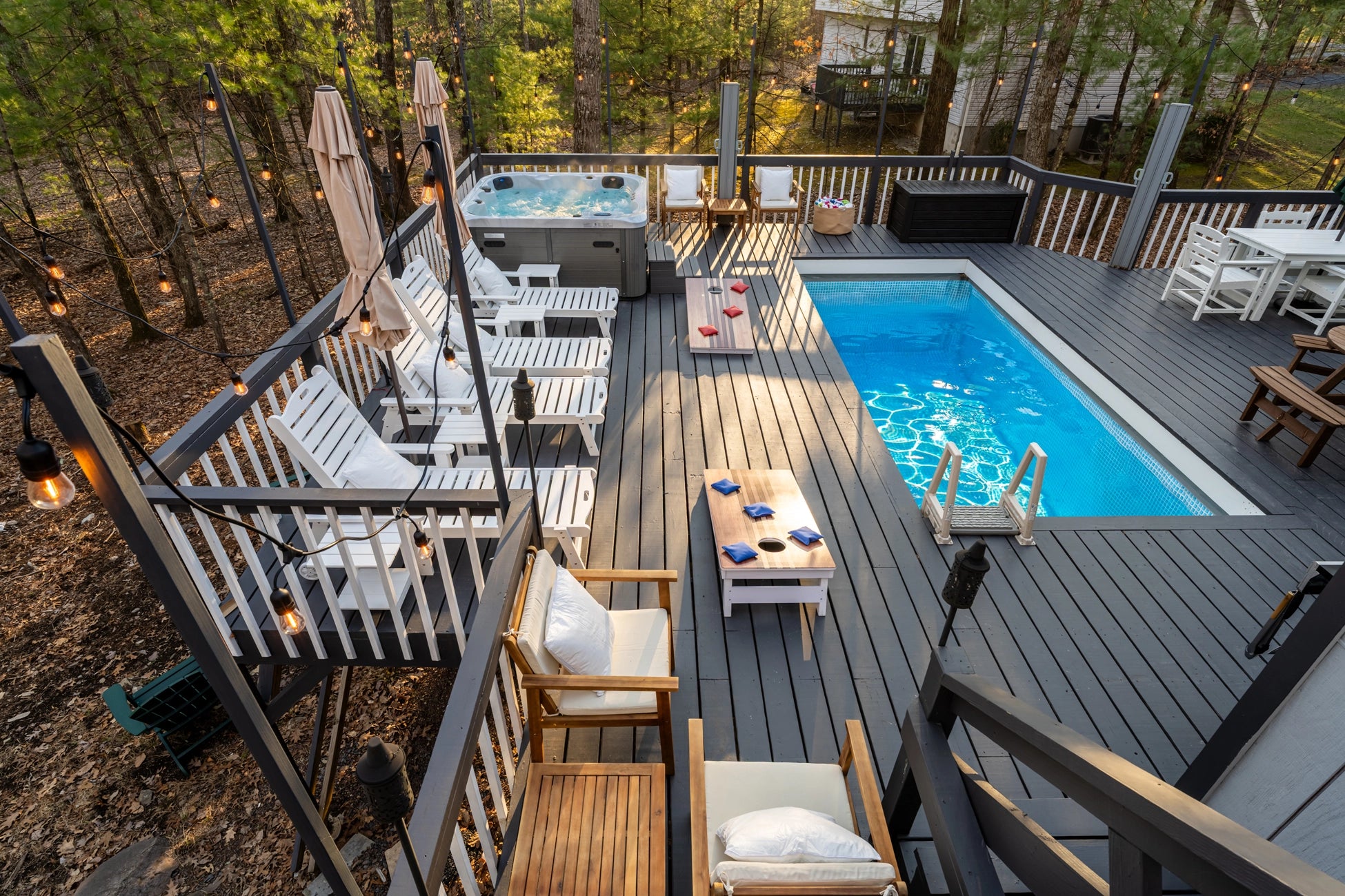 Golden Hour Airbnb Photography East Stroudsburg PA | Hyland Drive Lakehouse