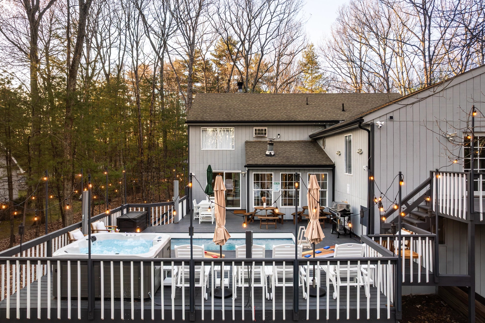 Golden Hour Airbnb Photography East Stroudsburg PA | Hyland Drive Lakehouse