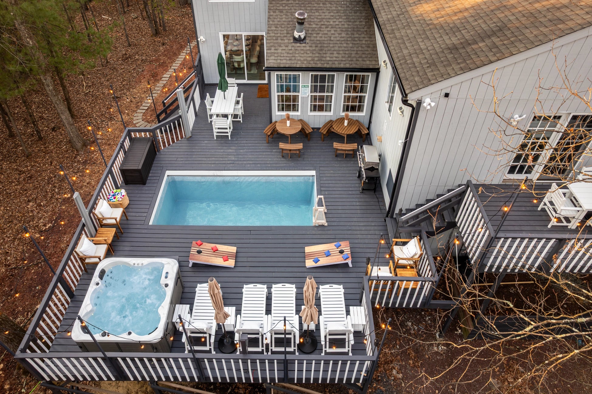 Golden Hour Airbnb Photography East Stroudsburg PA | Hyland Drive Lakehouse