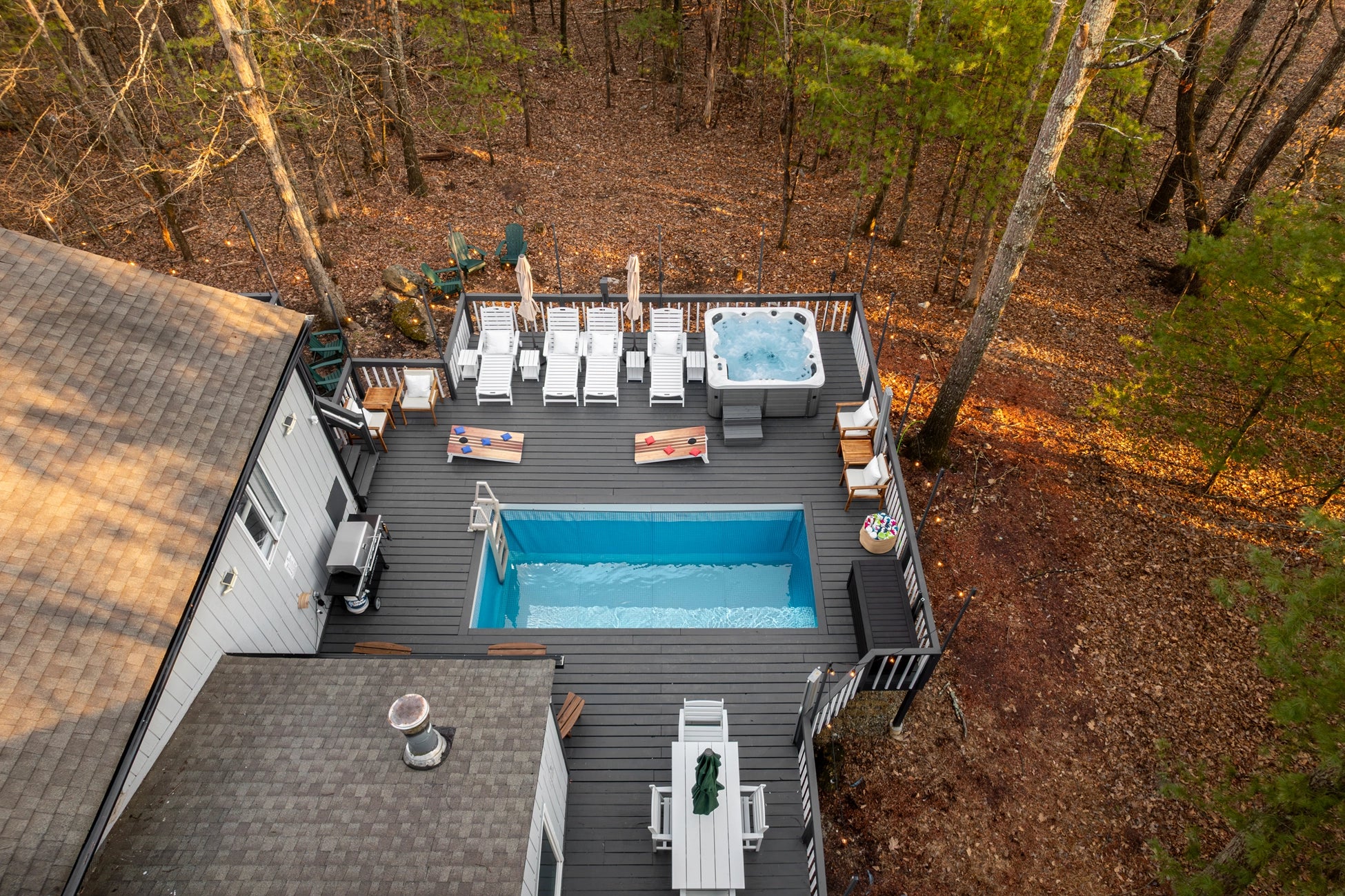 Golden Hour Airbnb Photography East Stroudsburg PA | Hyland Drive Lakehouse