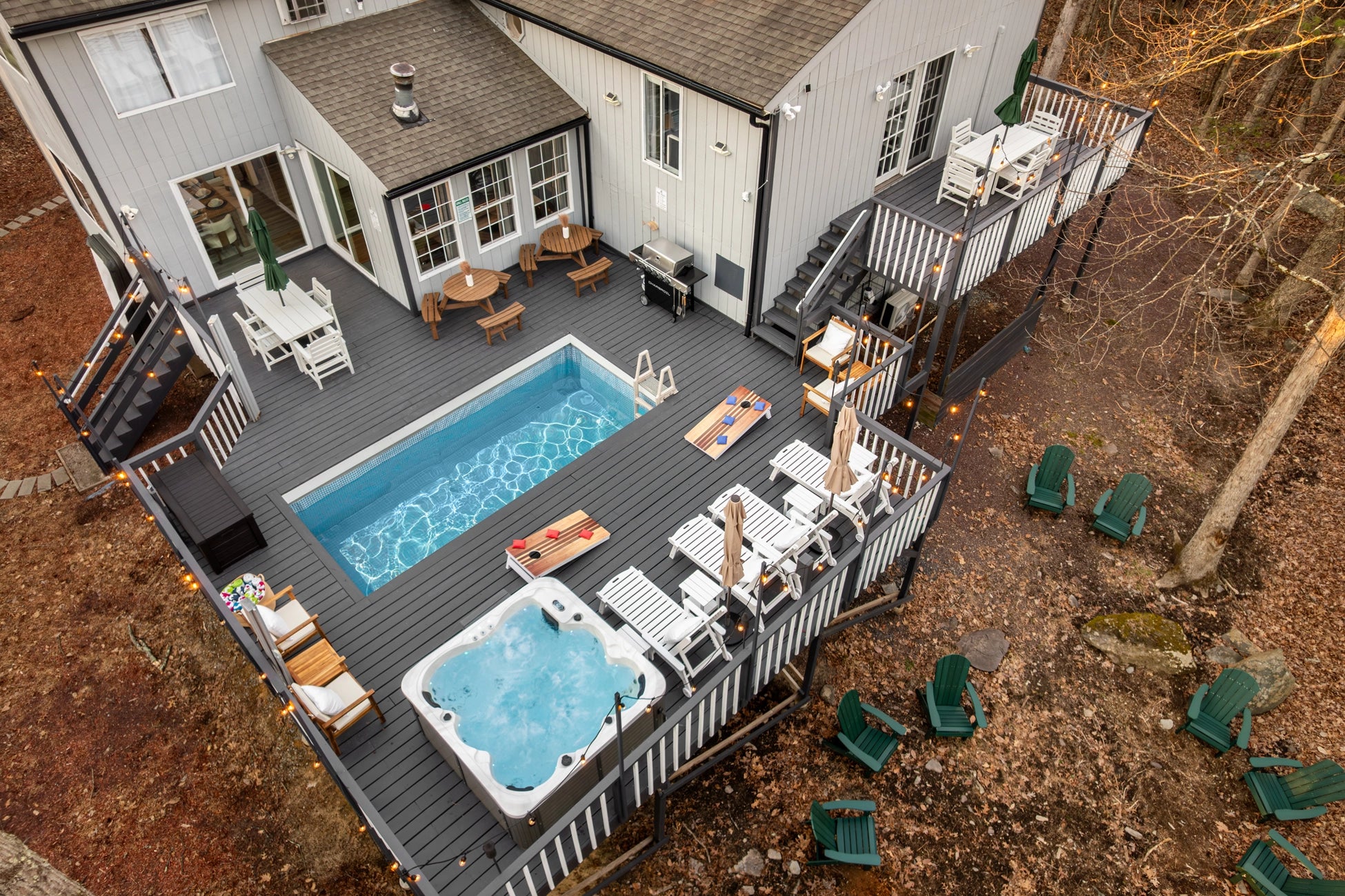 Golden Hour Airbnb Photography East Stroudsburg PA | Hyland Drive Lakehouse