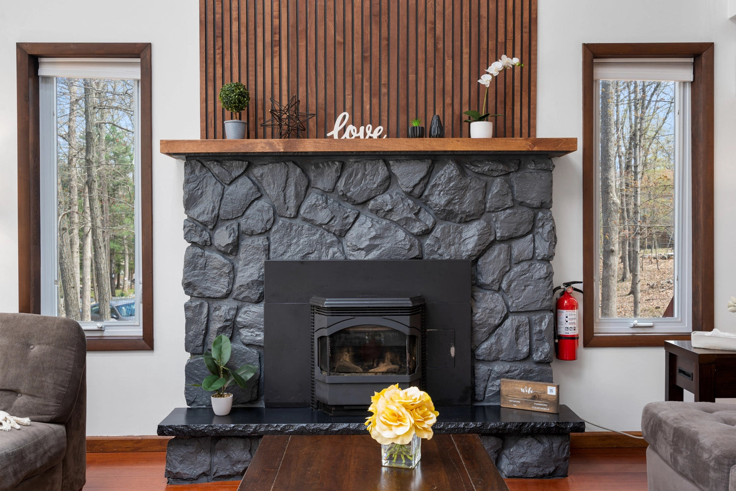 Airbnb Photography: Stylish Poconos Chalet in East Stroudsburg, PA