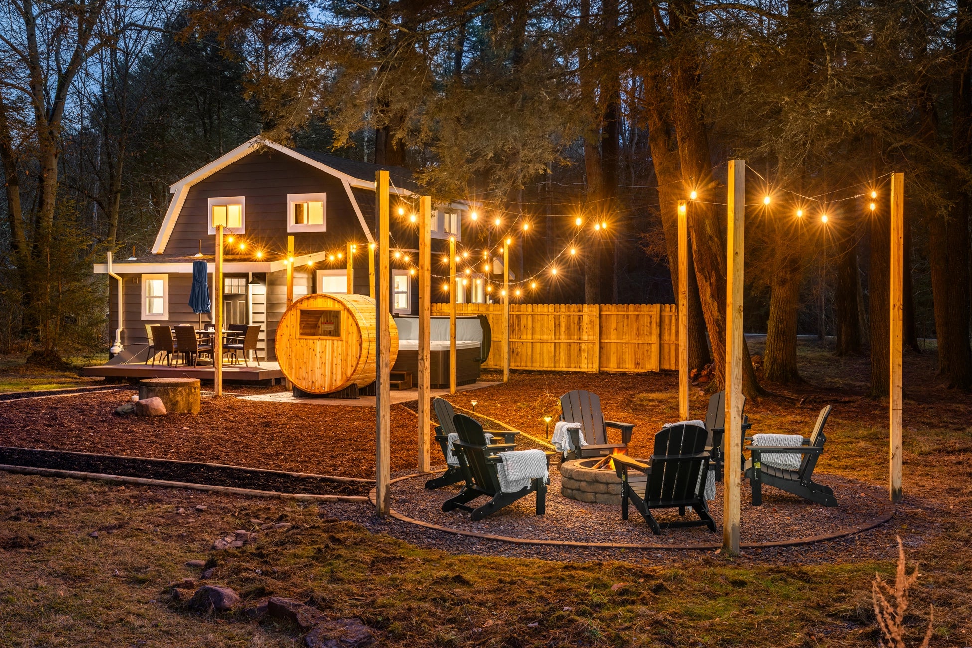 Airbnb Photography: Cozy Cabin Near Lake Naomi Pocono Pines PA
