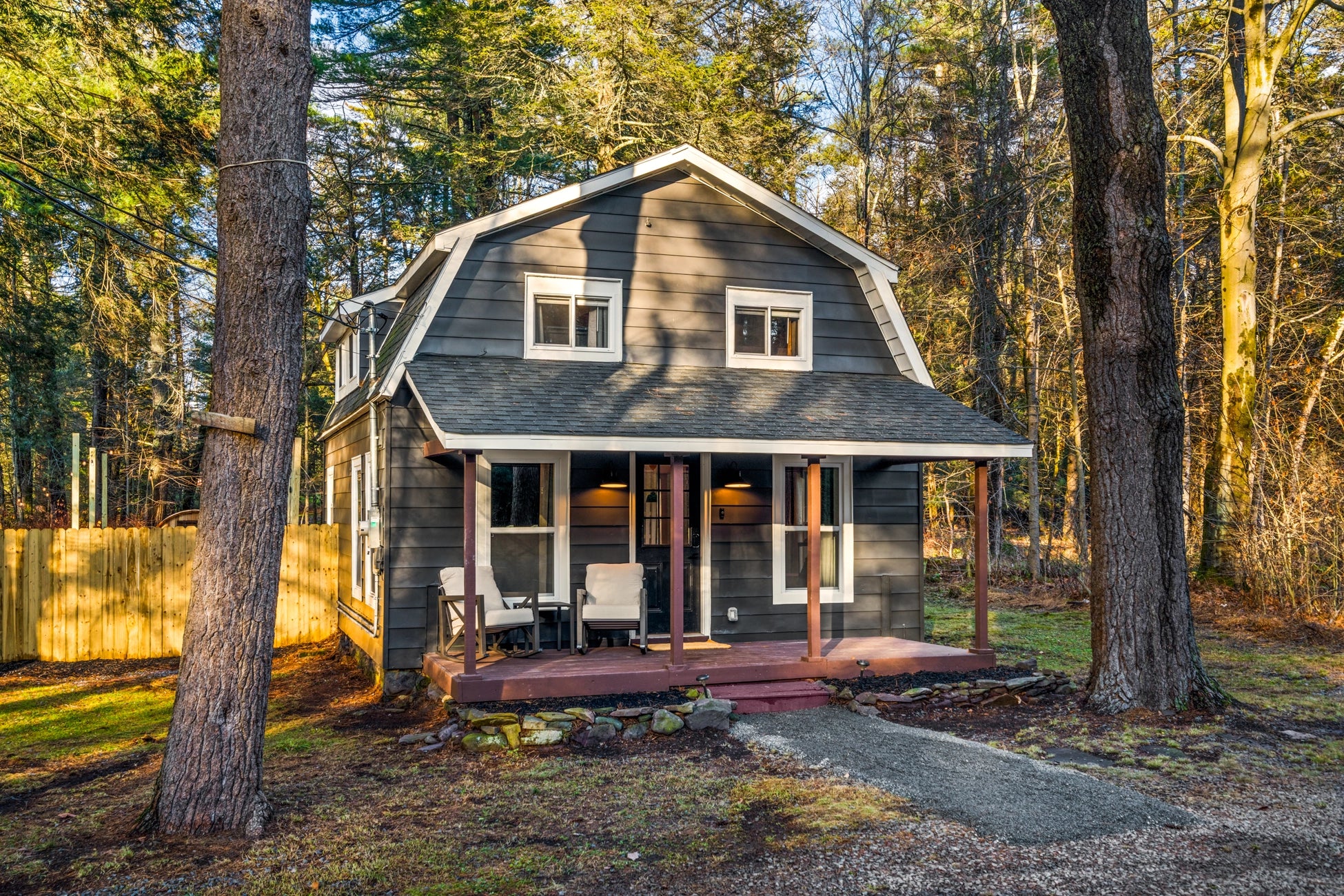 Airbnb Photography: Cozy Cabin Near Lake Naomi Pocono Pines PA