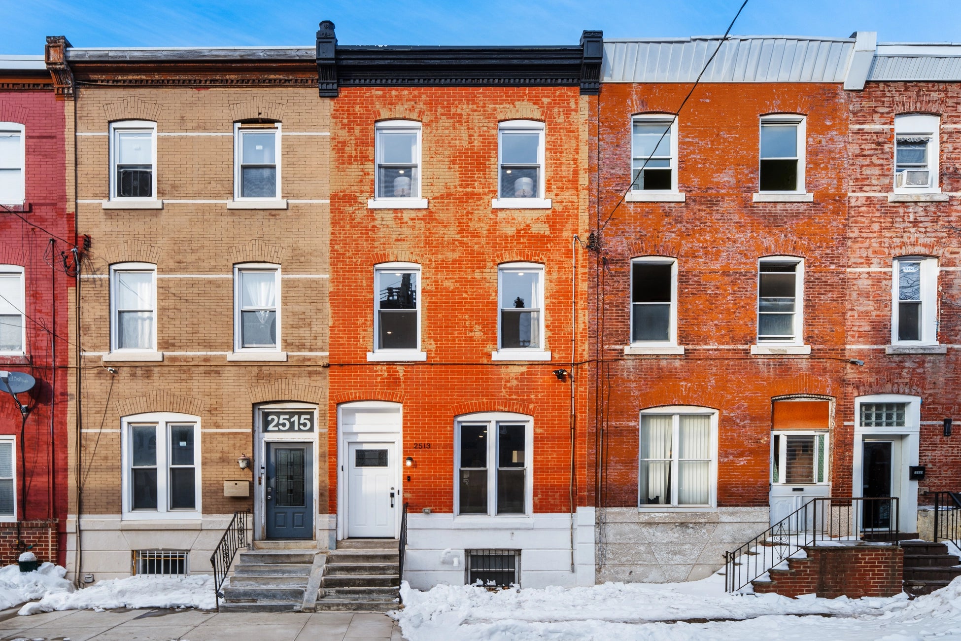Airbnb Photography: Modern Brick Townhouse STR in Philadelphia PA
