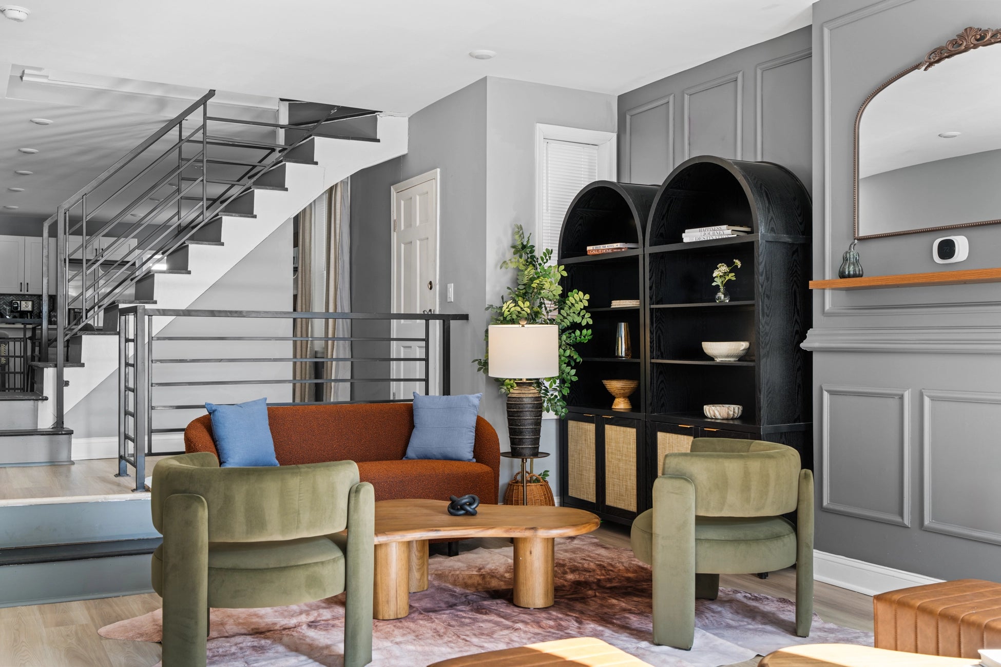 Airbnb Photography: Modern Brick Townhouse STR in Philadelphia PA