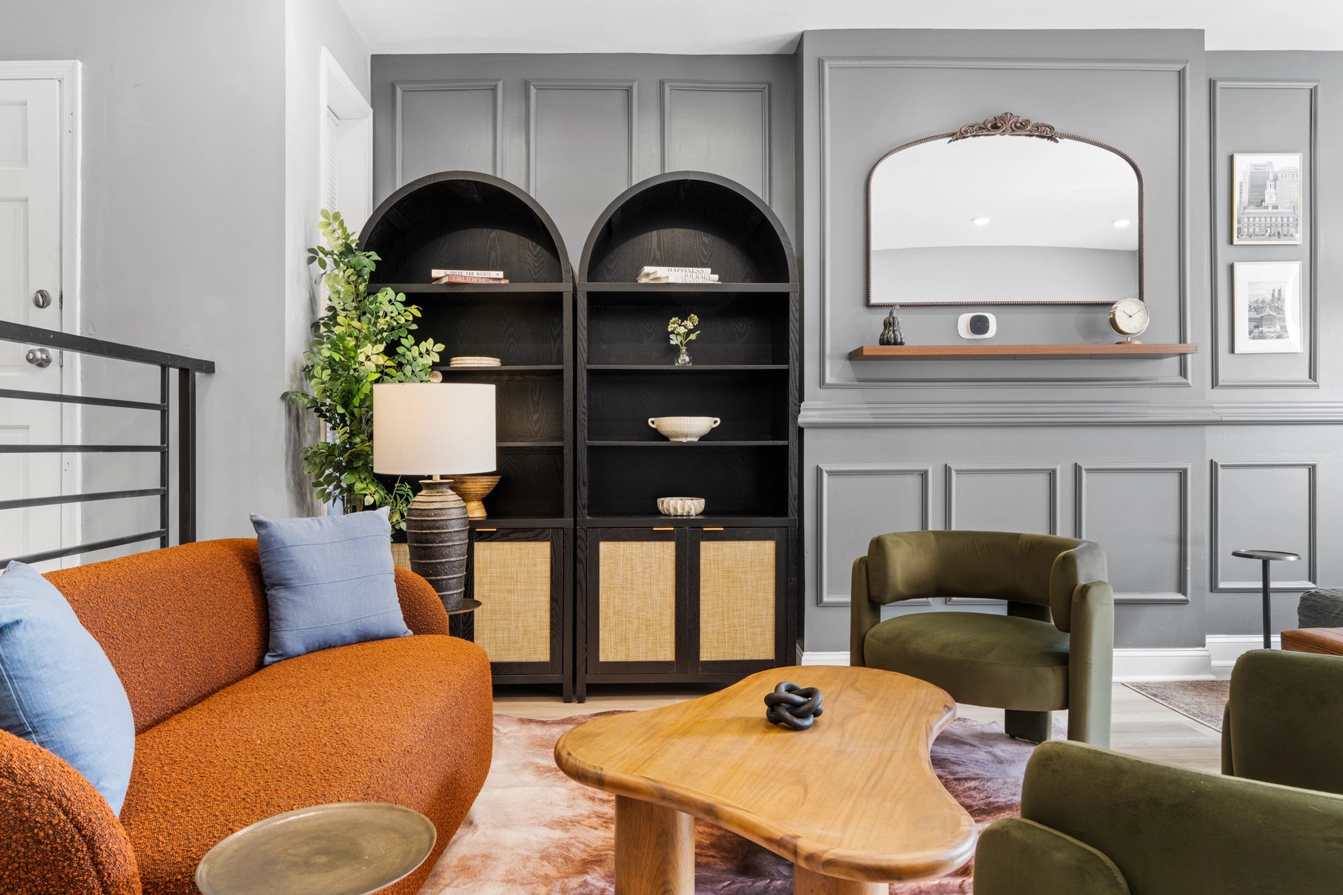 Airbnb Photography: Modern Brick Townhouse STR in Philadelphia PA