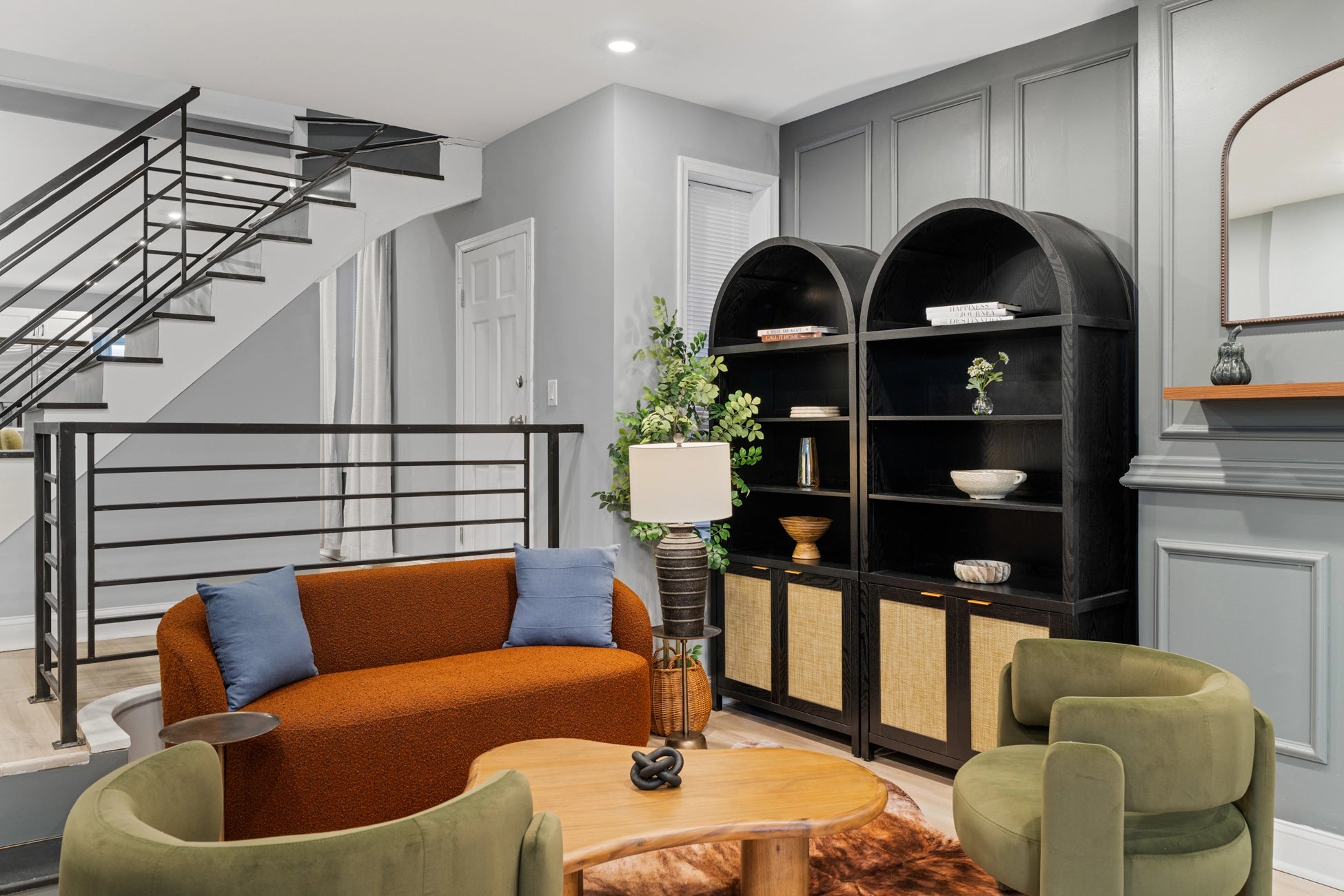 Airbnb Photography: Modern Brick Townhouse STR in Philadelphia PA