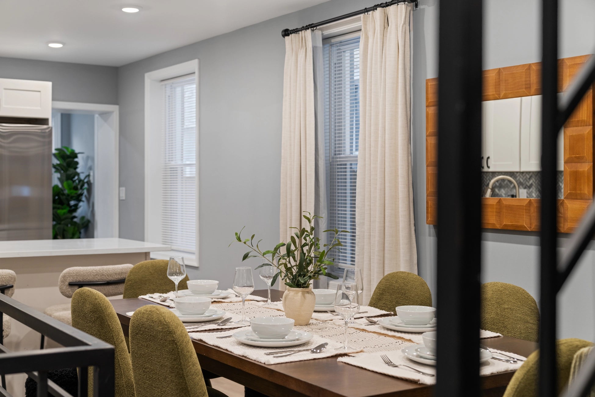 Airbnb Photography: Modern Brick Townhouse STR in Philadelphia PA