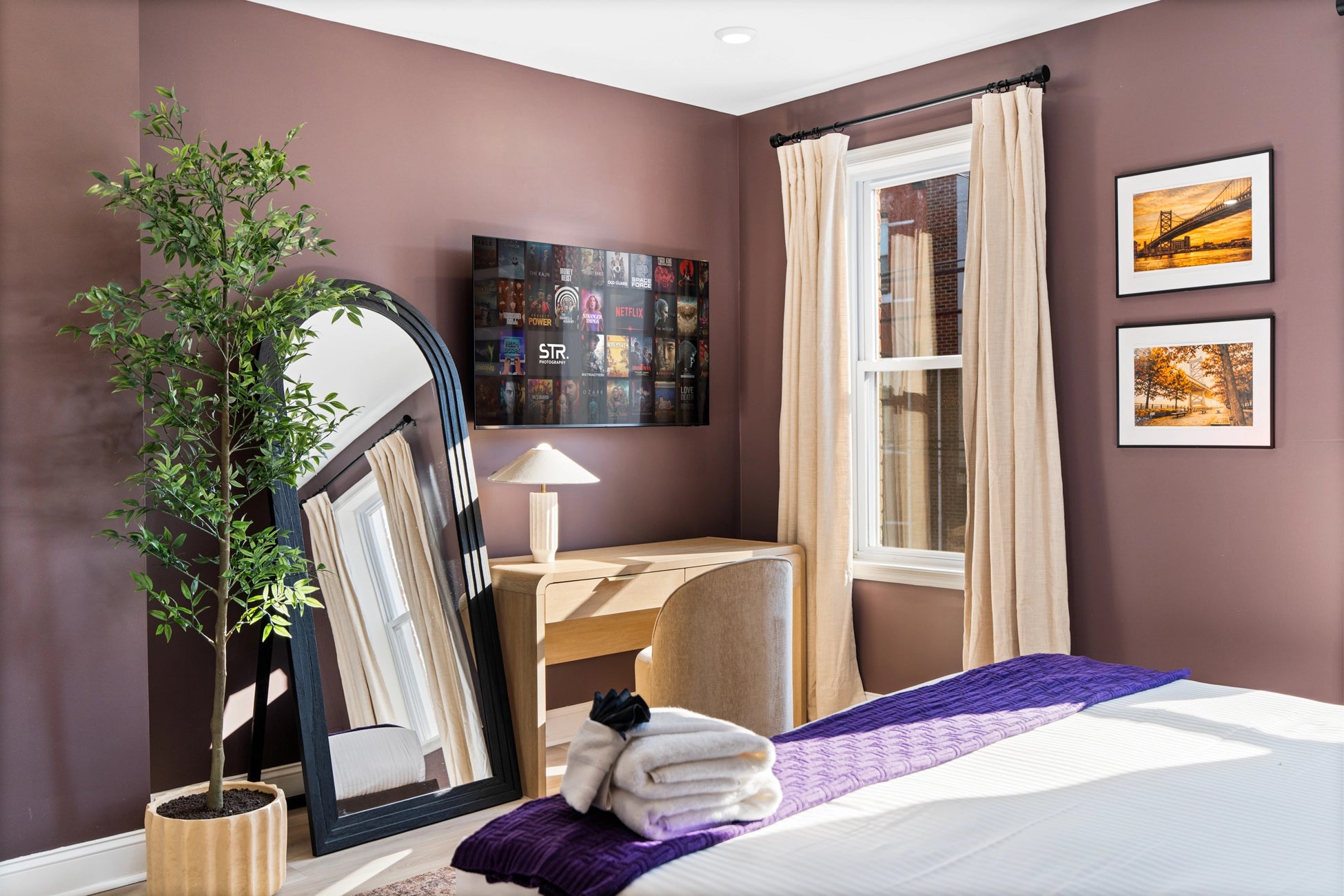 Airbnb Photography: Modern Brick Townhouse STR in Philadelphia PA