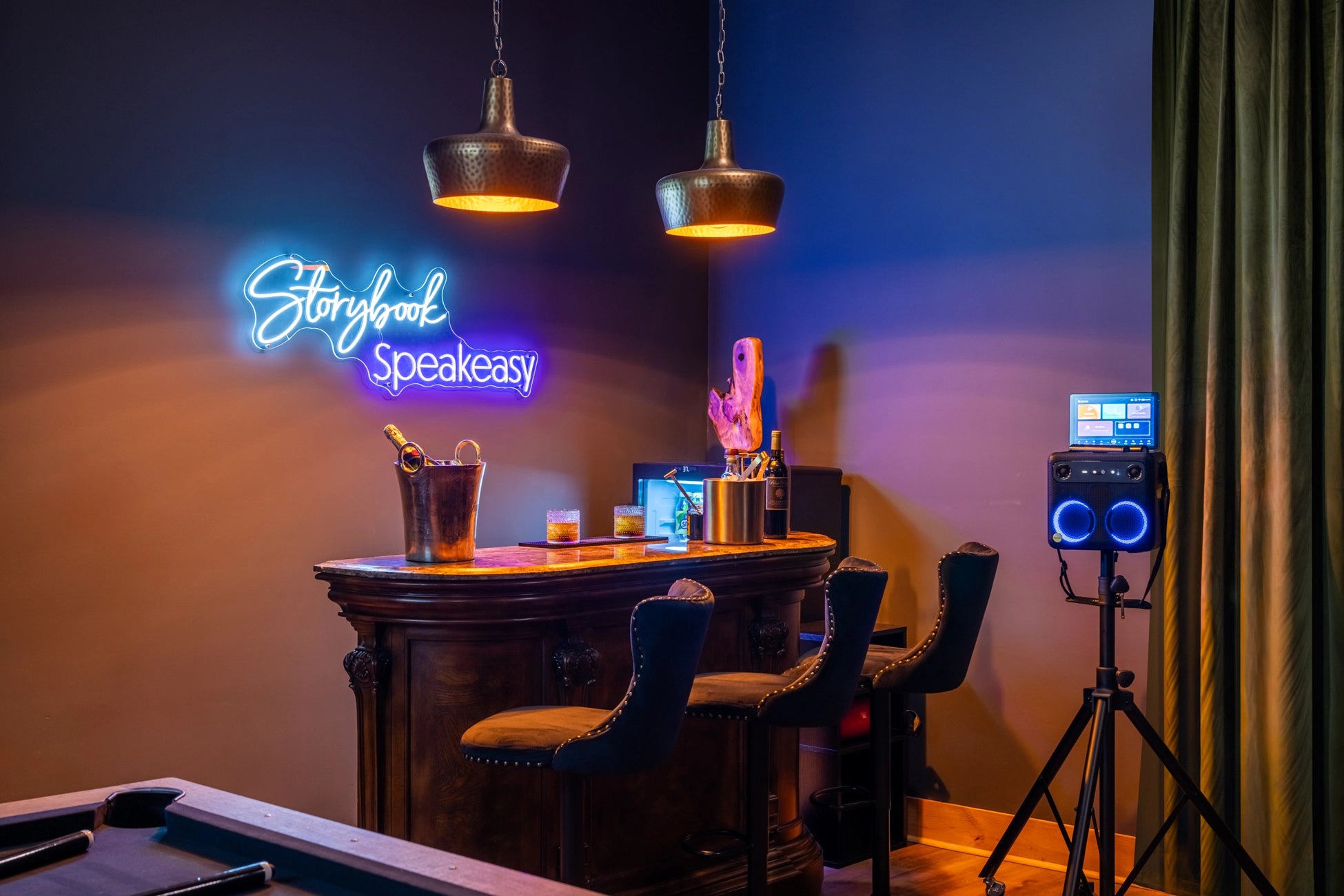 Dark Space Interior Airbnb Photography (Add-on)