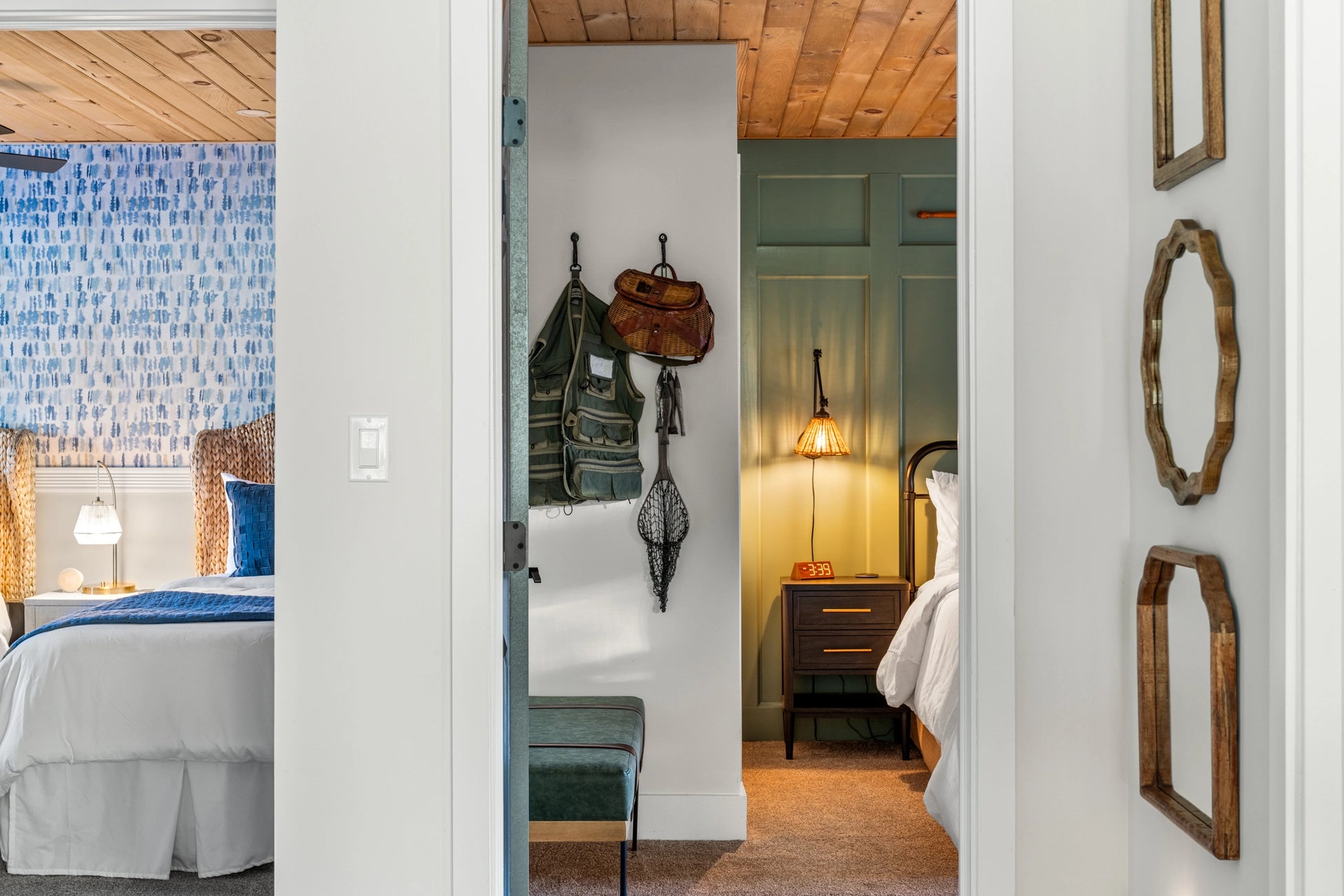 Dark Space Interior Airbnb Photography: Luxury Mountain Retreat in Albrightsville, PA