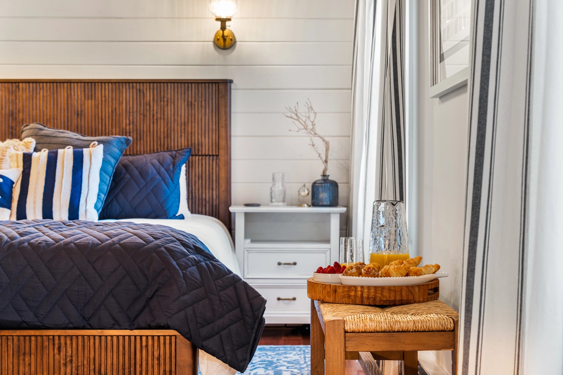 Dark Space Interior Airbnb Photography: Luxury Mountain Retreat in Albrightsville, PA