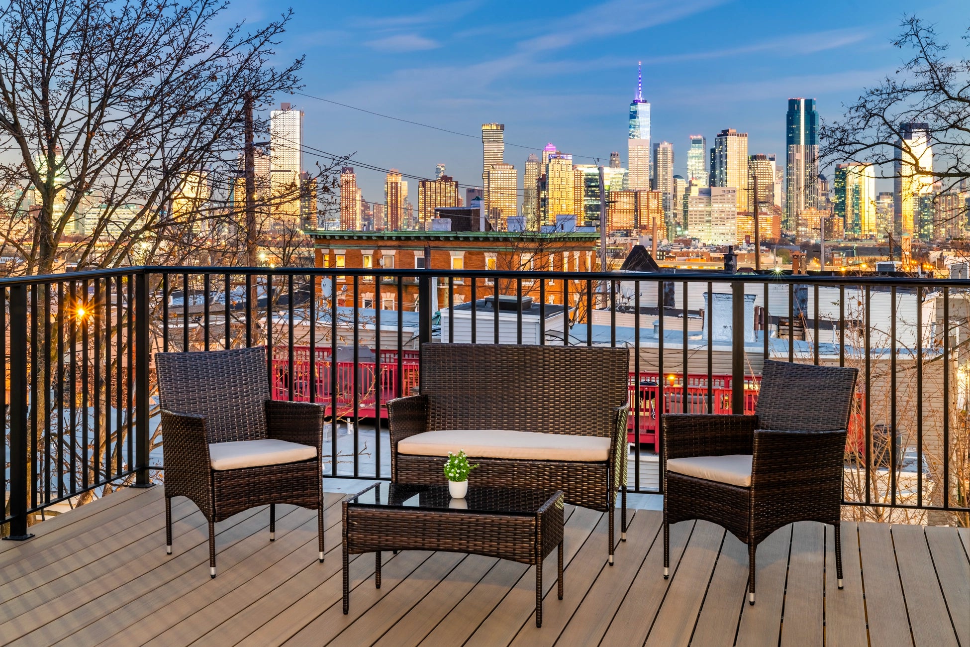 Airbnb Photography: Multi-Unit STR Building With Twilight & Aerial Views in Jersey City NJ