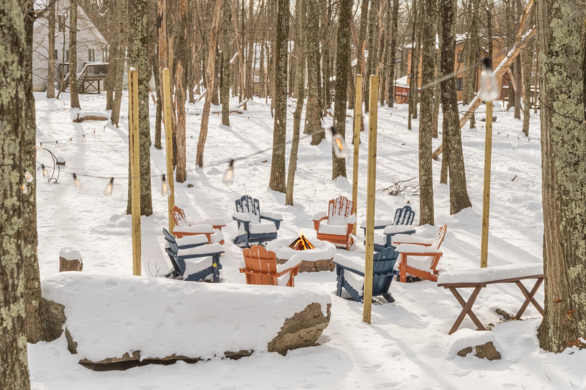 Airbnb Photography: Upscale Poconos Retreat with Twilight and Drone Photography in East Stroudsburg, PA