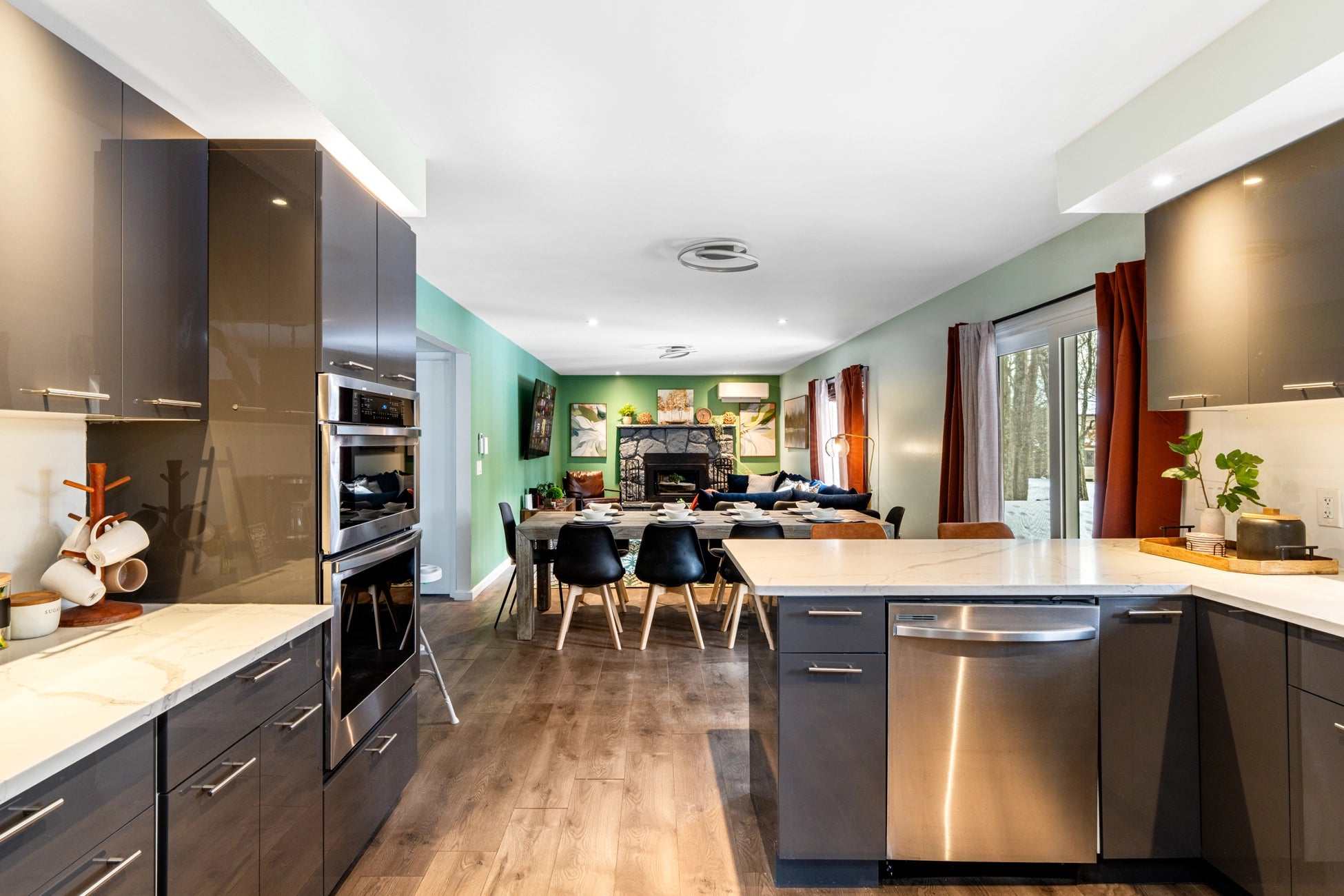 Airbnb Photography: Upscale Poconos Retreat with Twilight and Drone Photography in East Stroudsburg, PA