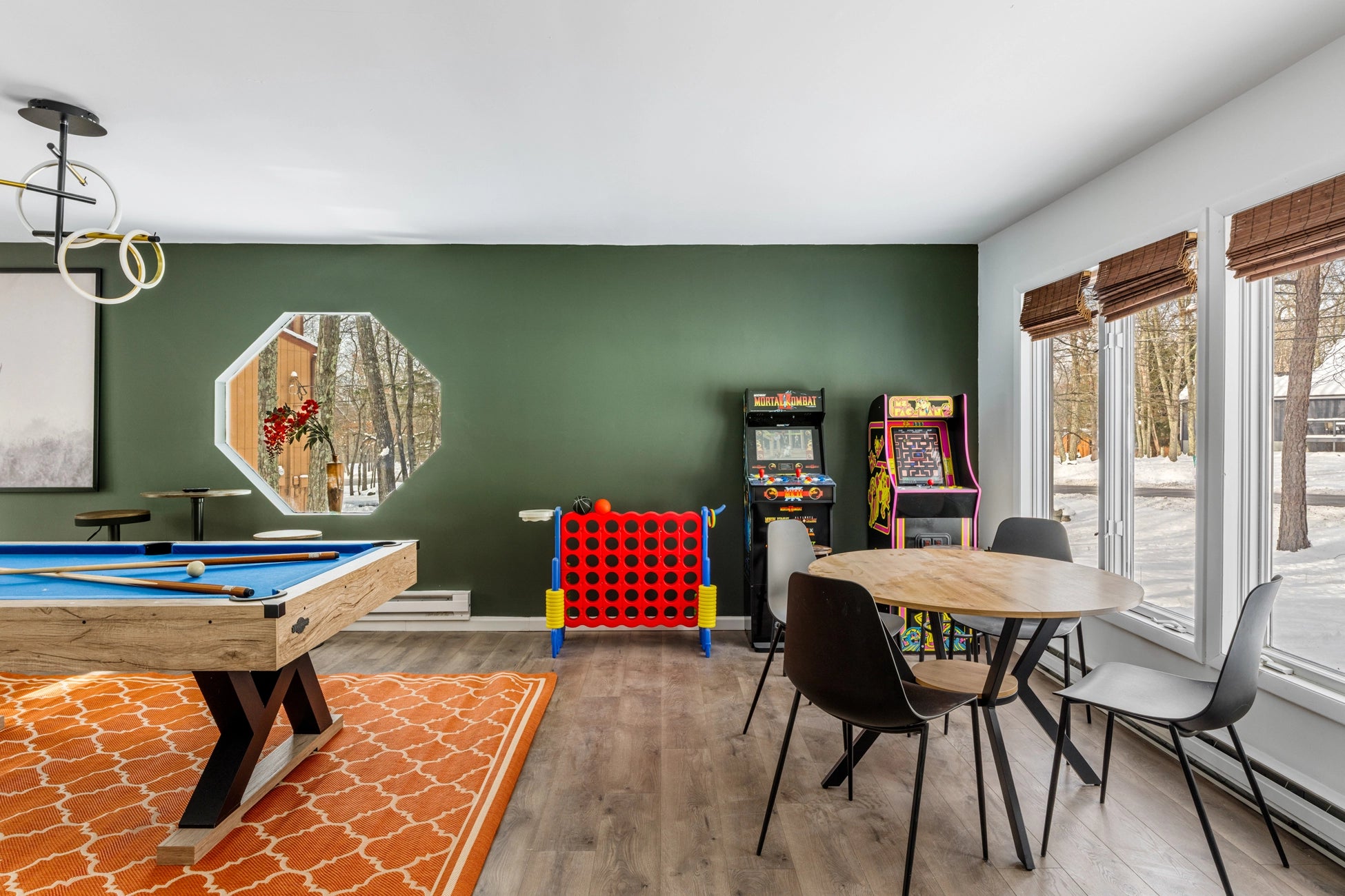 Airbnb Photography: Upscale Poconos Retreat with Twilight and Drone Photography in East Stroudsburg, PA