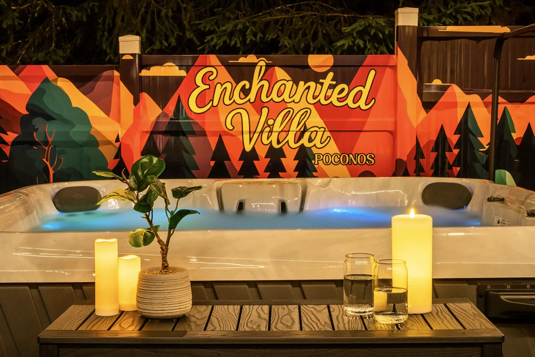 Airbnb Photography: Enchanted Villa in Pocono Summit, PA