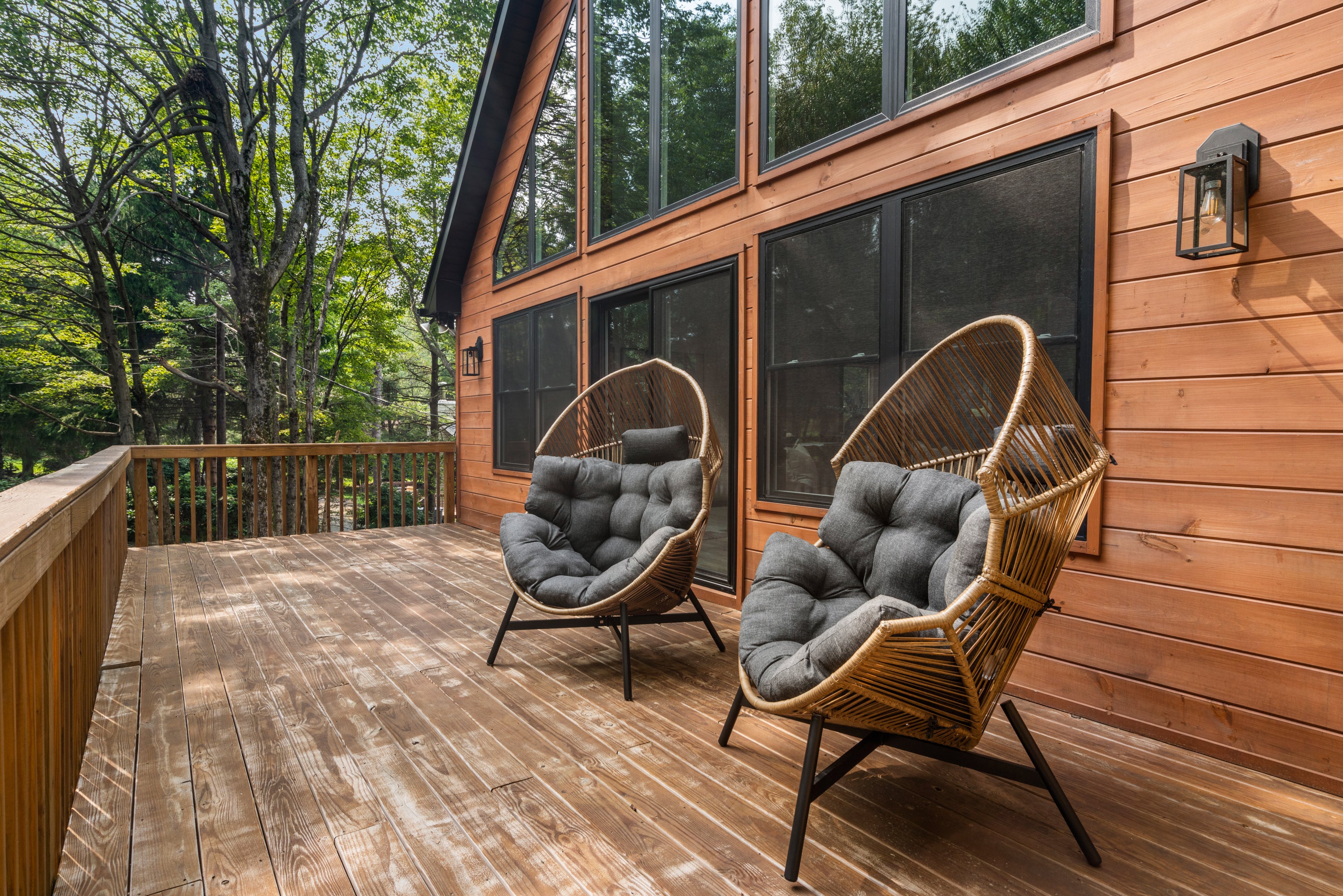 Airbnb Photography: Modern A-Frame Cabin in Albrightsville, PA