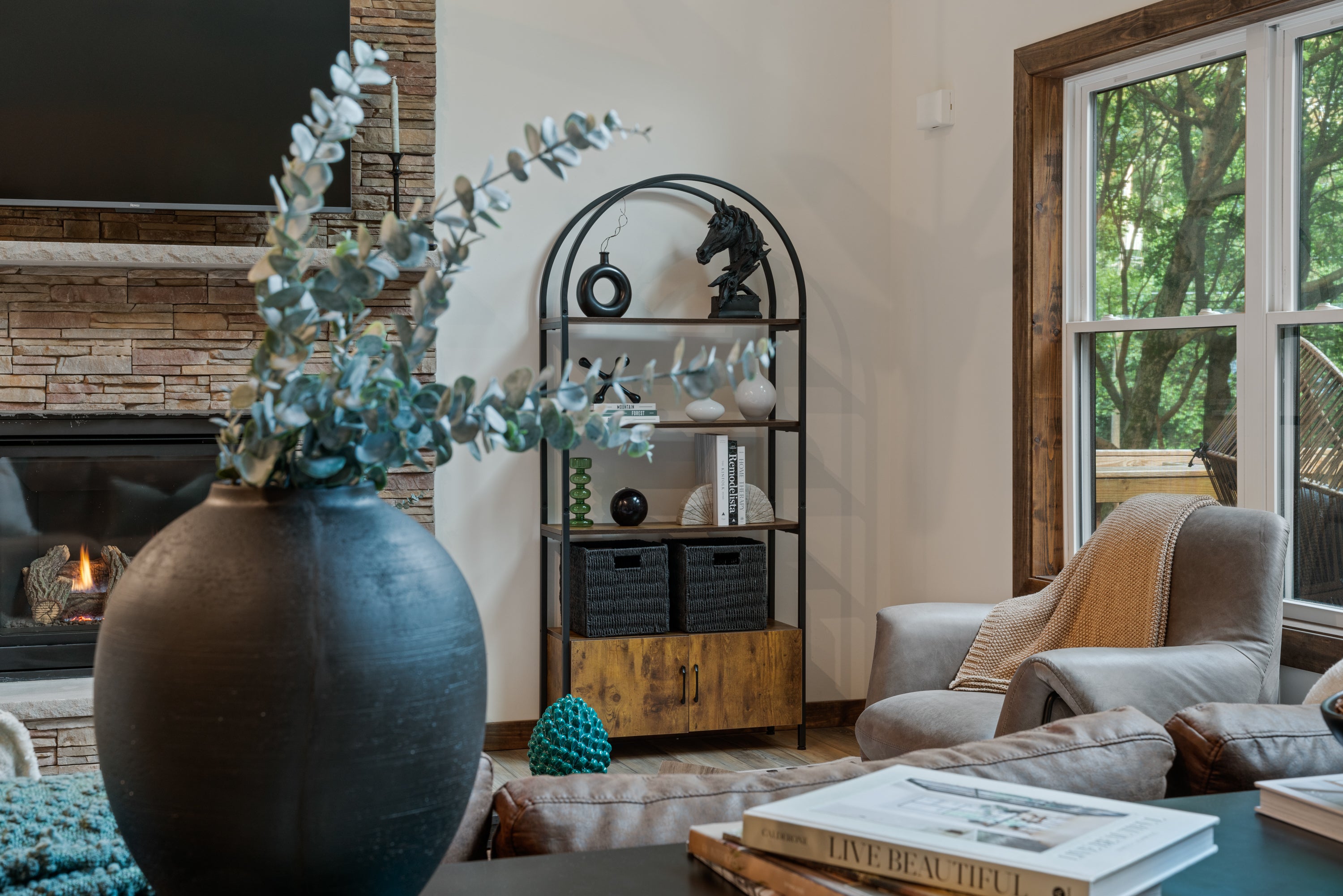 Airbnb Photography: Modern A-Frame Cabin in Albrightsville, PA