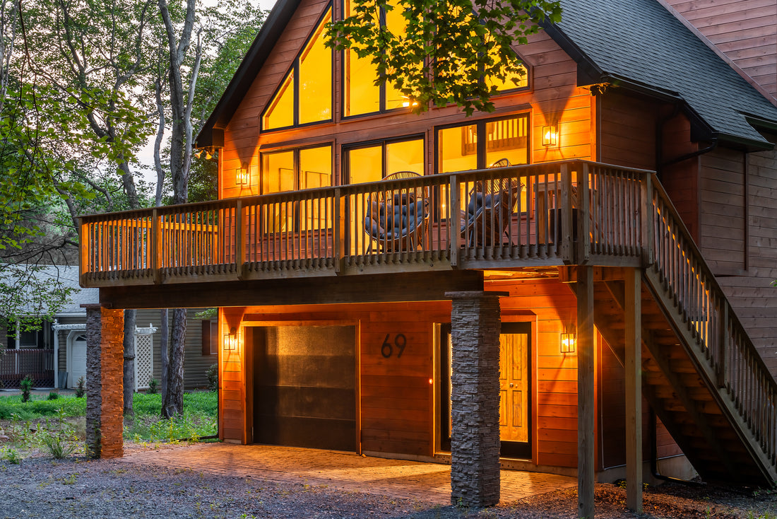 Airbnb Photography: Modern A-Frame Cabin in Albrightsville, PA