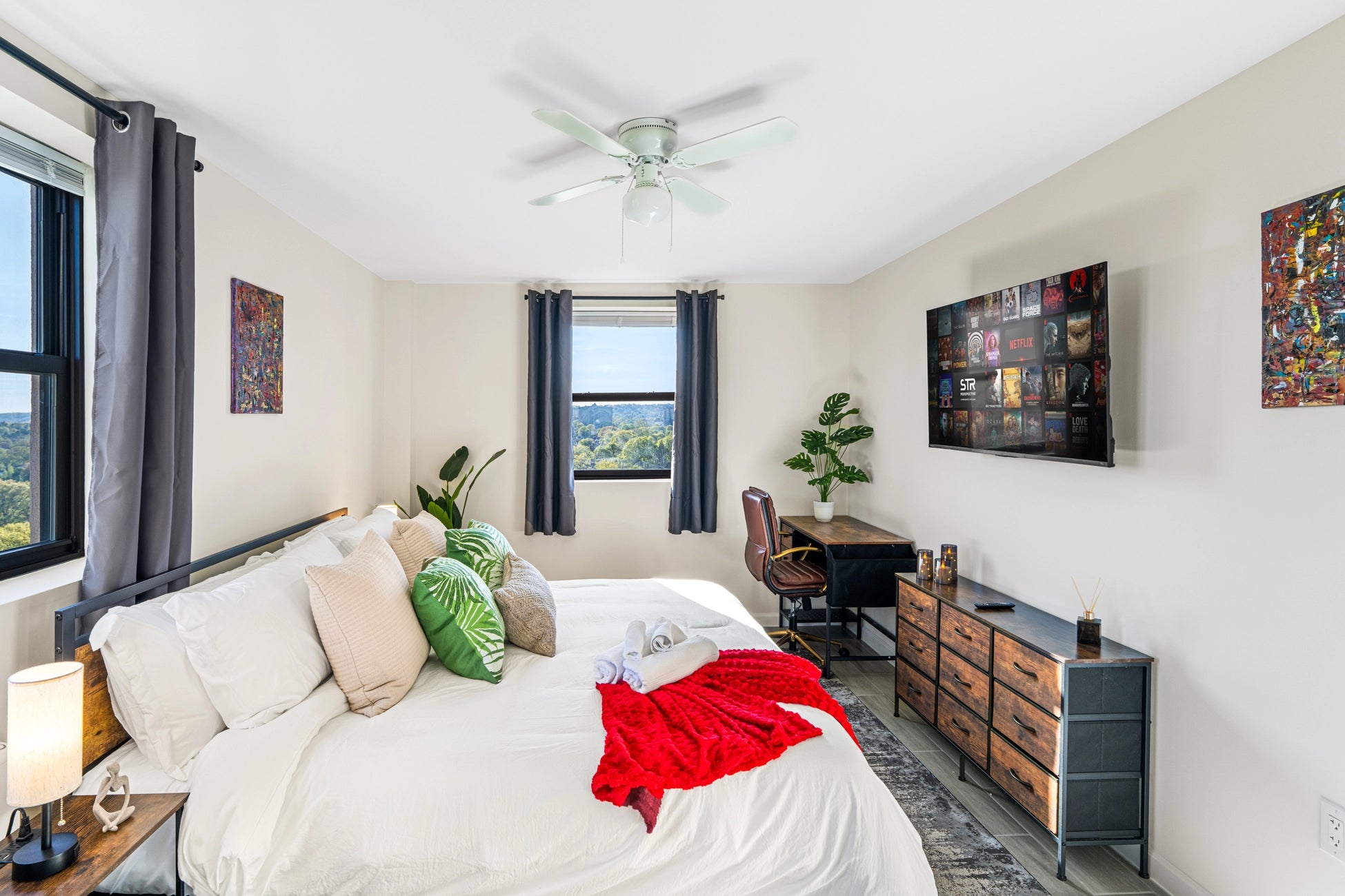 Airbnb Photography in East Orange, NJ | Modern Urban Apartment