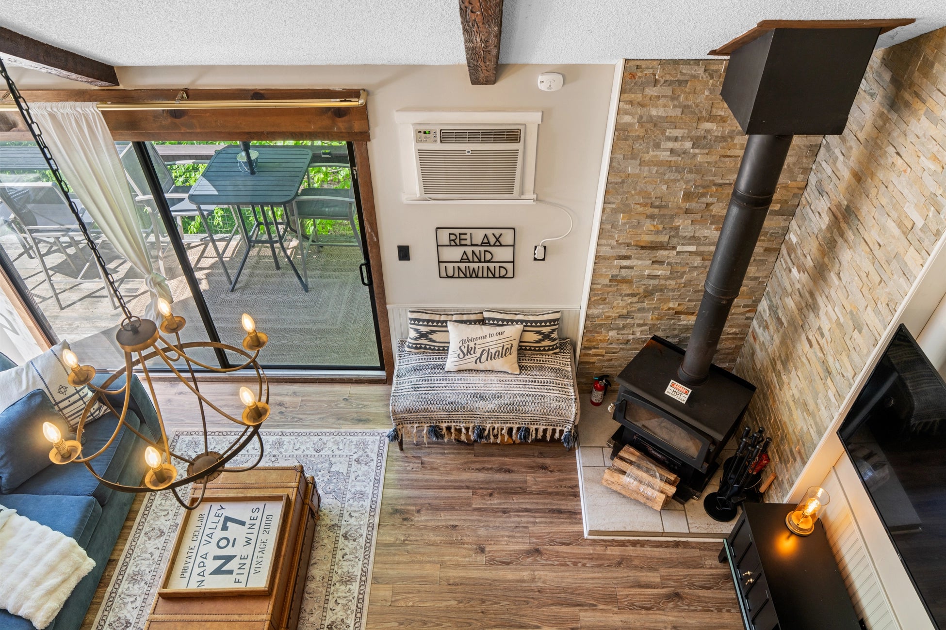 Airbnb Photography in Tannersville, PA | Twilight Deck Retreat