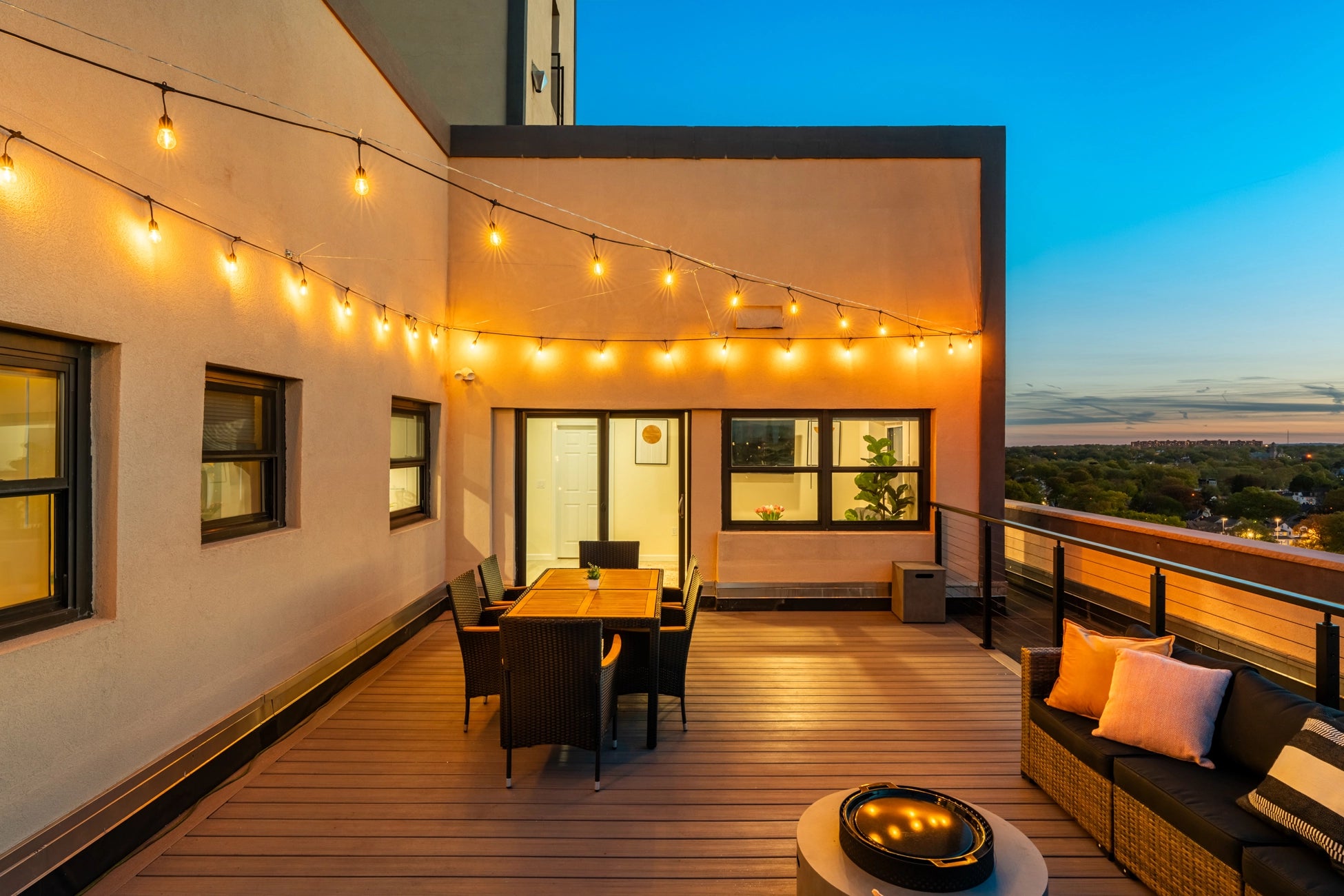 Airbnb Photography in East Orange, NJ | Rooftop Urban Retreat