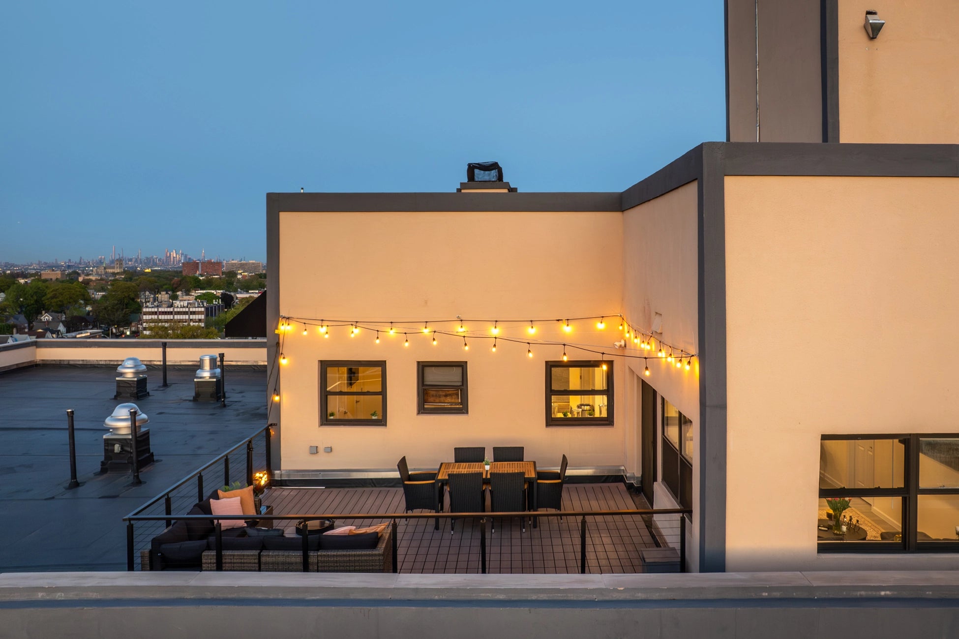 Airbnb Photography in East Orange, NJ | Rooftop Urban Retreat