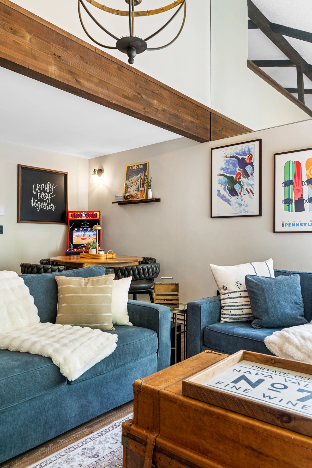 Airbnb Photography in Tannersville, PA | Twilight Deck Retreat