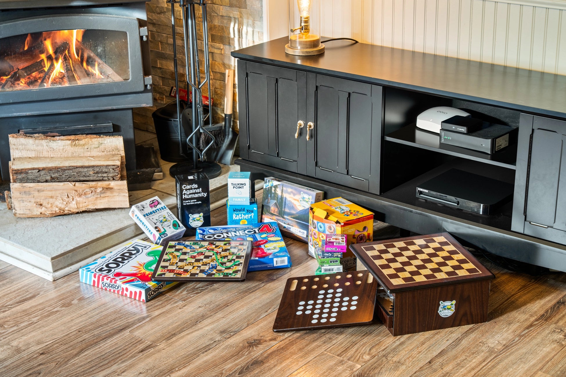 Airbnb Photography in Tannersville, PA | Twilight Deck Retreat