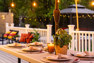 Airbnb Photography in Long Pond, PA | Twilight Backyard Retreat
