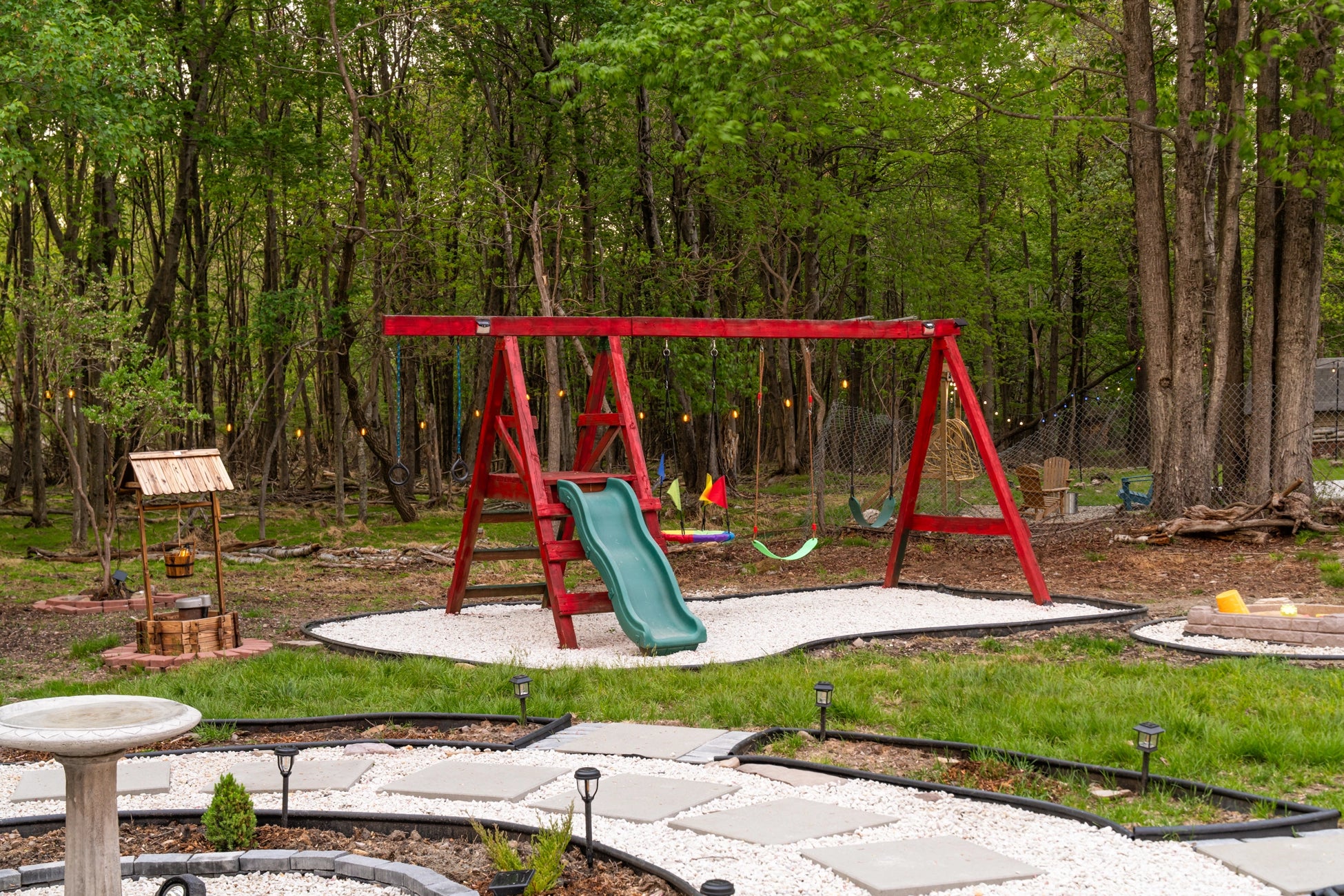 Airbnb Photography in Long Pond, PA | Twilight Backyard Retreat