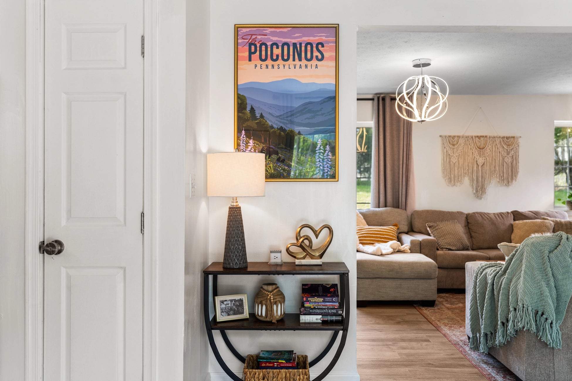 Airbnb Photography in Long Pond, PA | Twilight Backyard Retreat