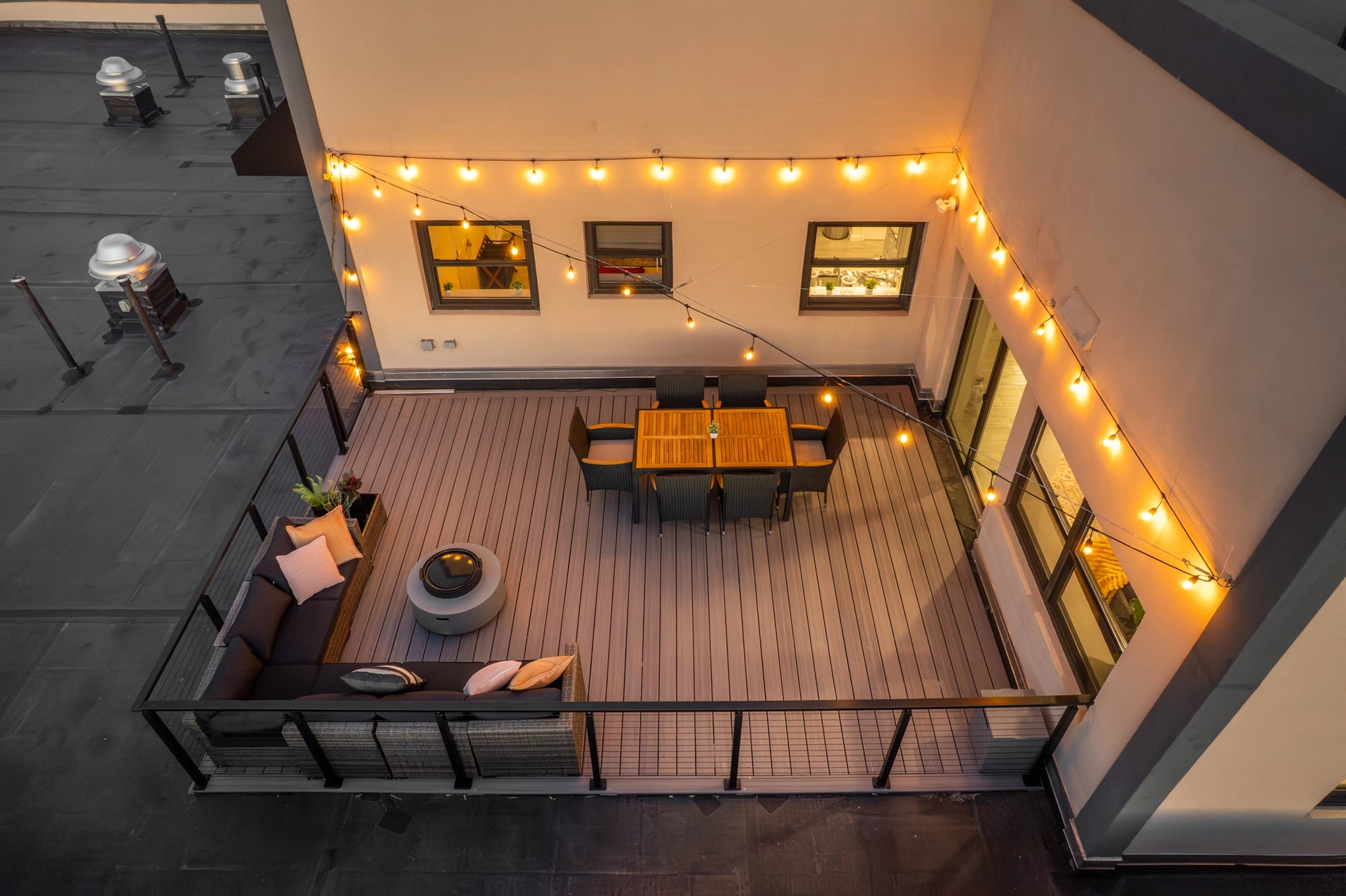 Airbnb Photography in East Orange, NJ | Rooftop Urban Retreat