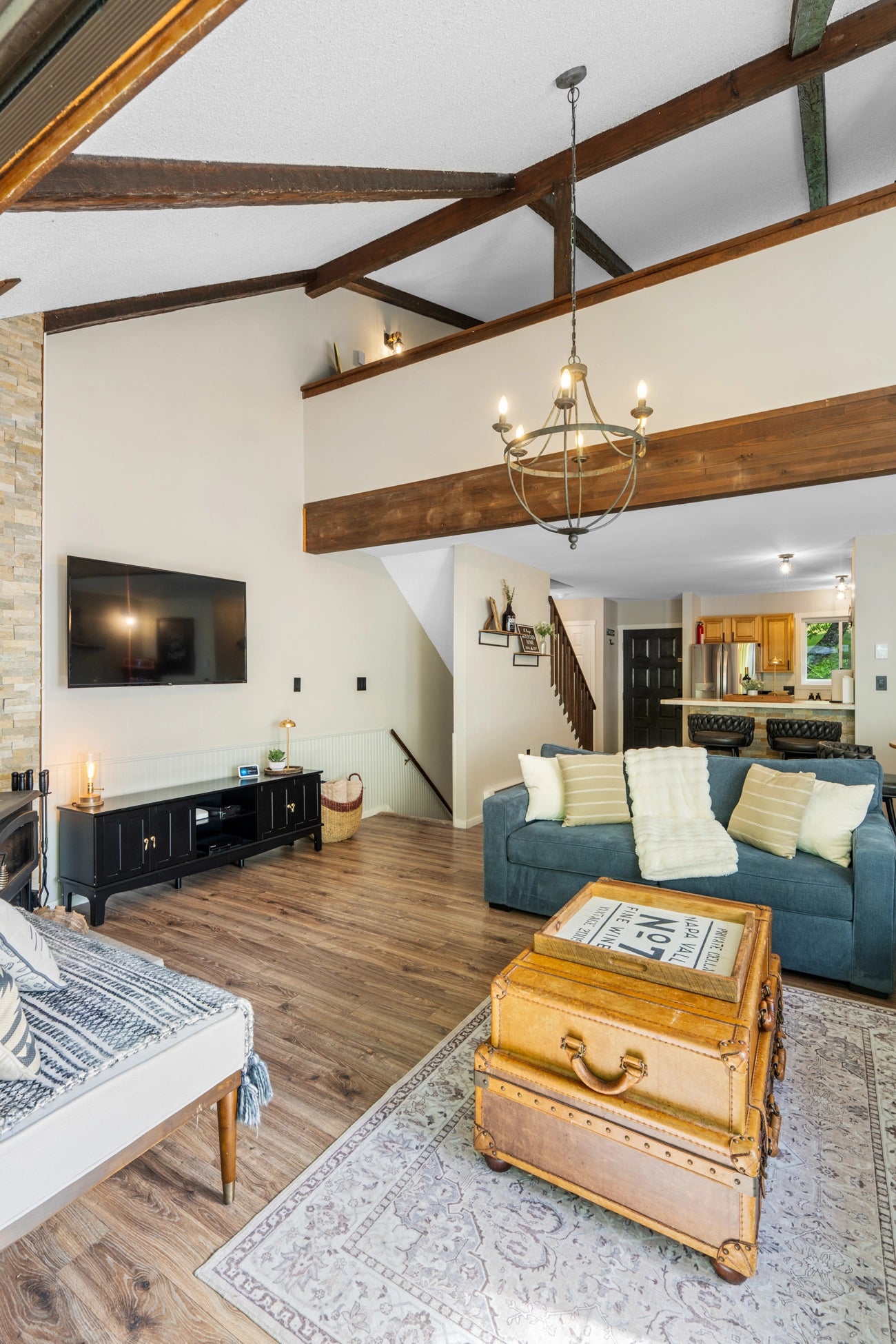 Airbnb Photography in Tannersville, PA | Twilight Deck Retreat